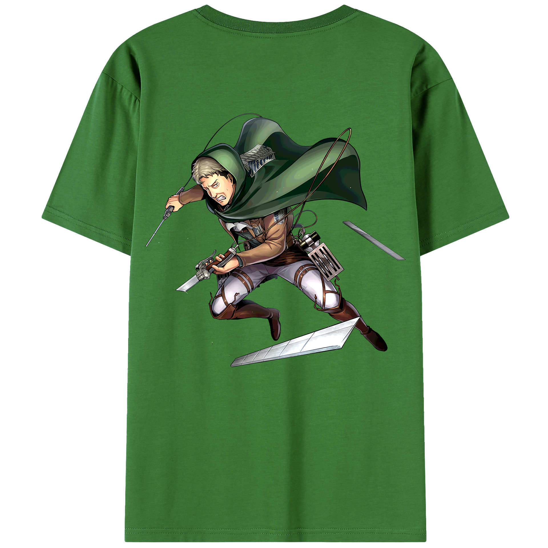 （画像用） 進撃の巨人 Attack on Titan レディース半袖Tシャツ(バックプリント)